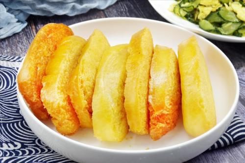 外酥|炸馒头片，直接炸还是裹蛋液？都错了，多做1步，外酥里软不吸油