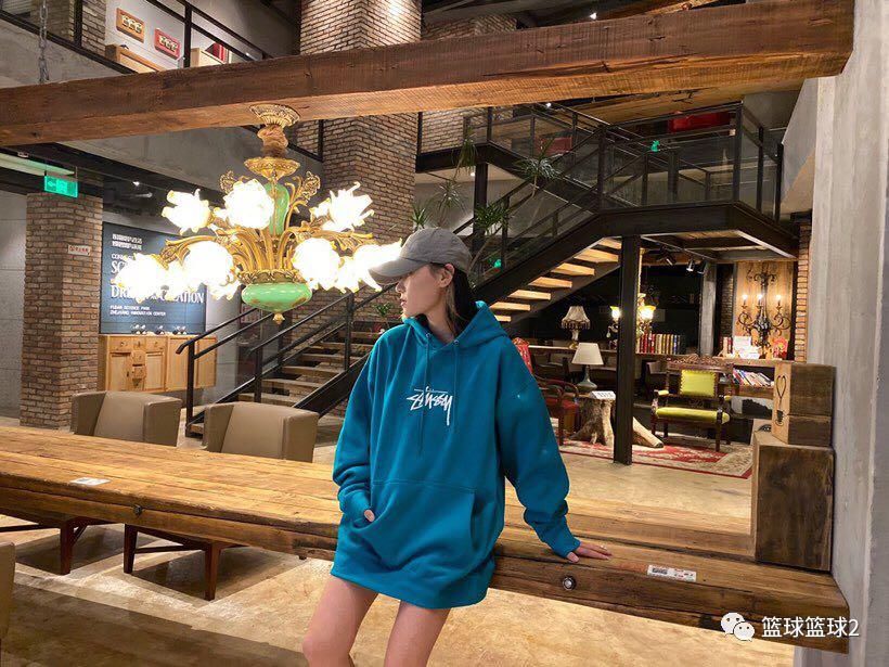  加绒卫|原厂出品的2020秋冬Stussy sp斯图西刺绣连帽加绒卫衣