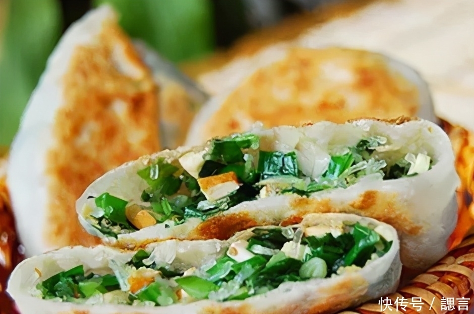韭菜|无需揉面,无需擀面,也可以做的皮薄馅足的韭菜盒子,一次吃5个
