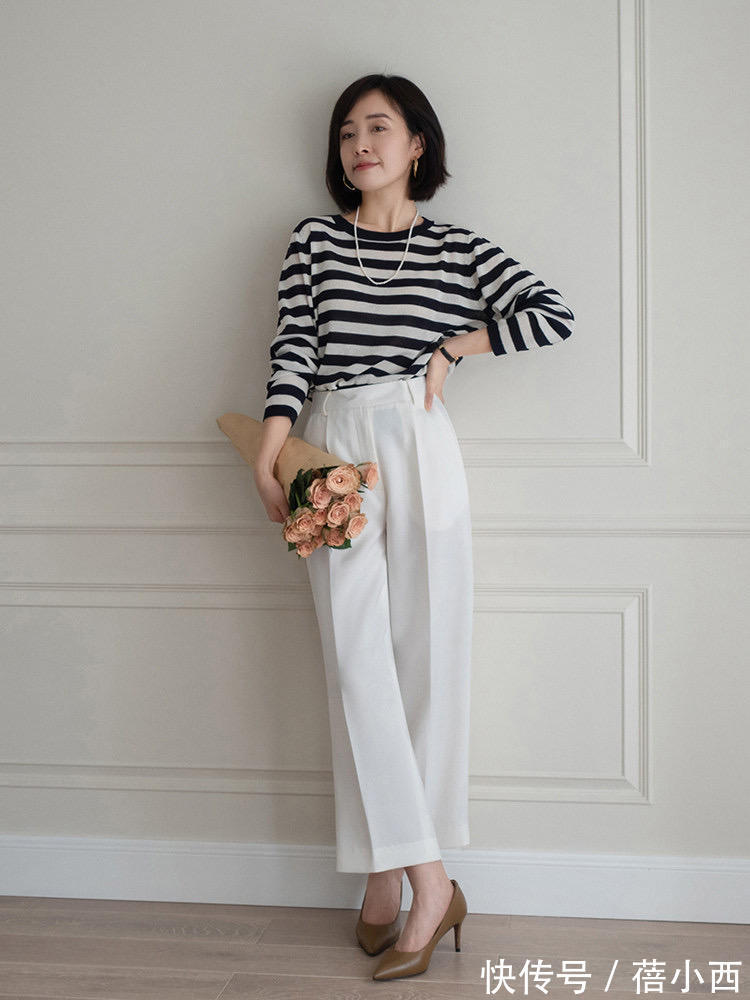 高腰裤|奔三奔四的女人,建议多穿“高腰裤”,好看的款式和版型都选好了