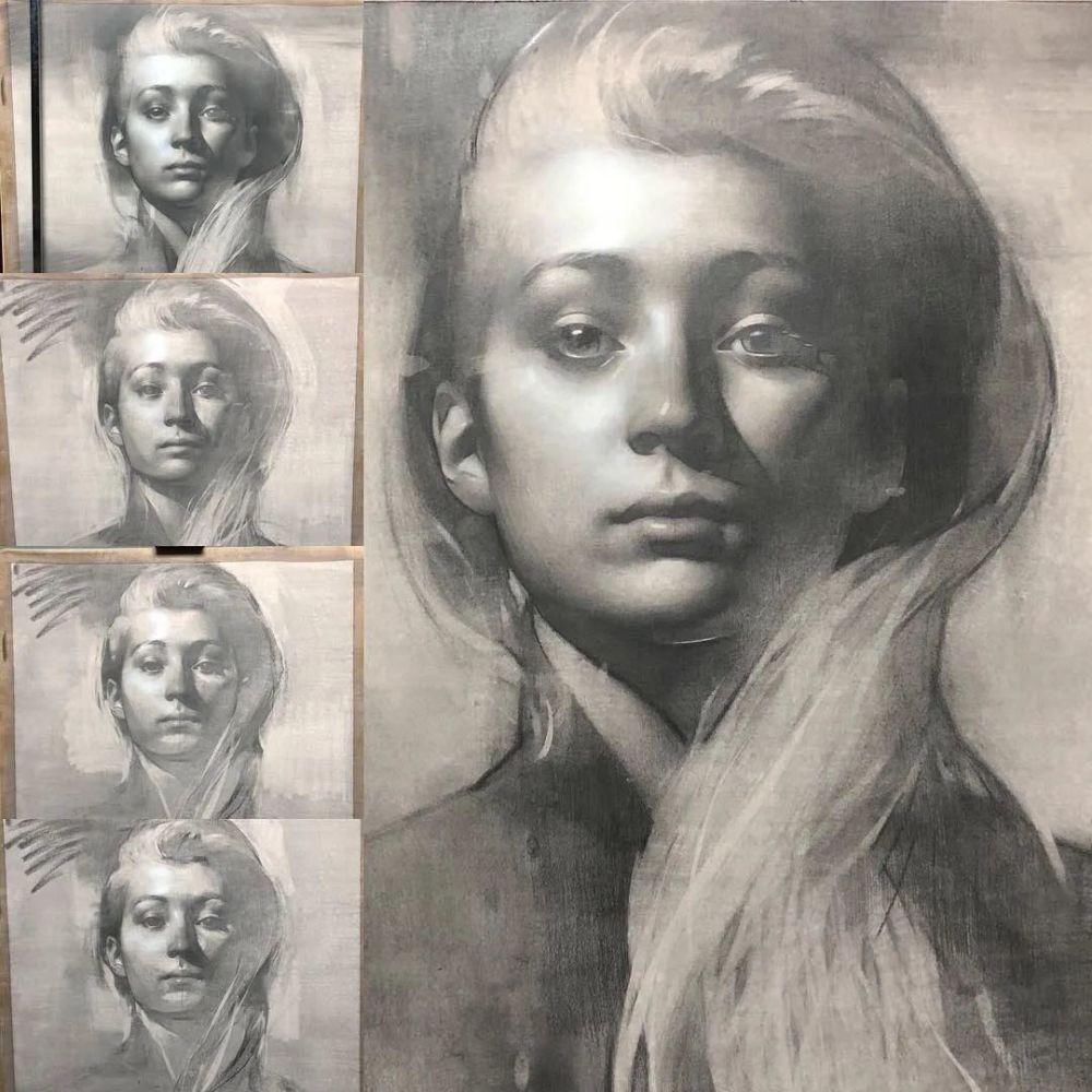 调子|很硬核，一张素描500万网友围观，绝美线条让你欲罢不能，看一百遍都不腻！