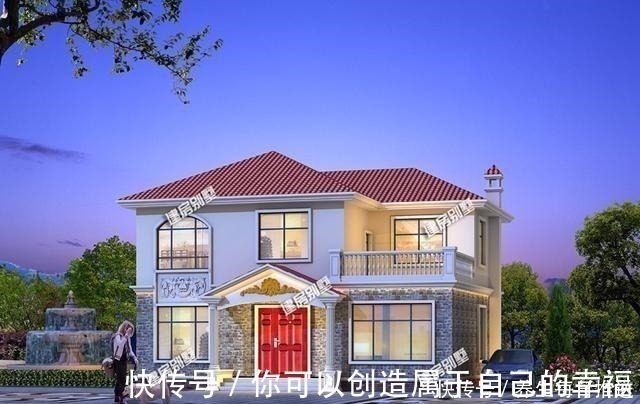 真石漆|花最少的钱,建最经济实用的房,这3栋二层别墅一定不能错过!