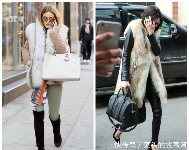 冬天怎么穿毛毛外套才不臃肿?记住这3点,保暖又显瘦