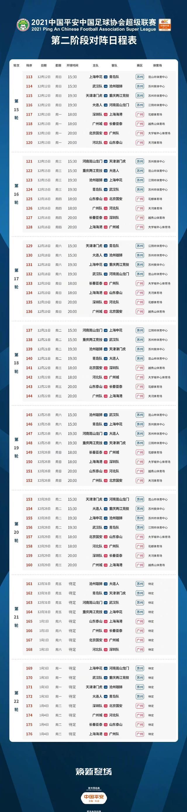 亞泰|泰山隊(duì)爭(zhēng)冠賽程出爐，連續(xù)對(duì)陣國(guó)安海港，還有個(gè)對(duì)手不容忽視