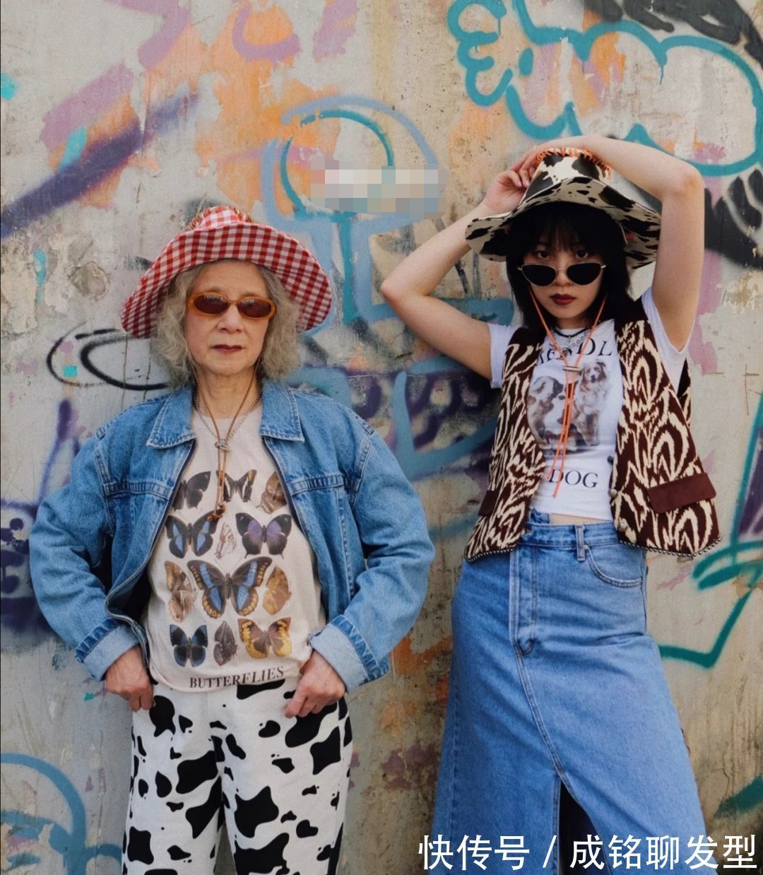 牛仔外套|从容老去也很美,这位87岁奶奶真是“老顽童”,时尚感不输年轻人