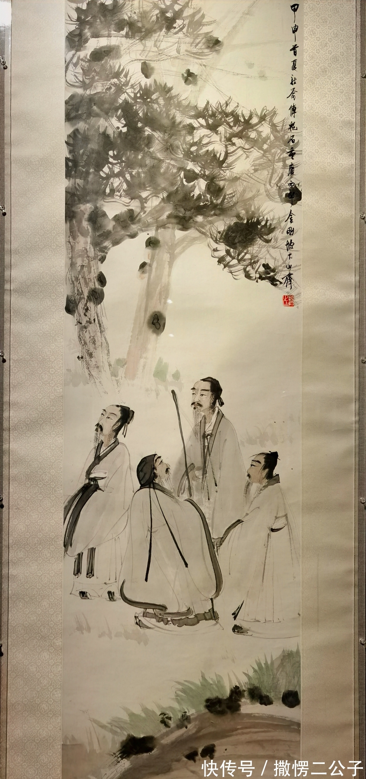 绘画$原创散文:武汉美术馆观大家傅抱石作品