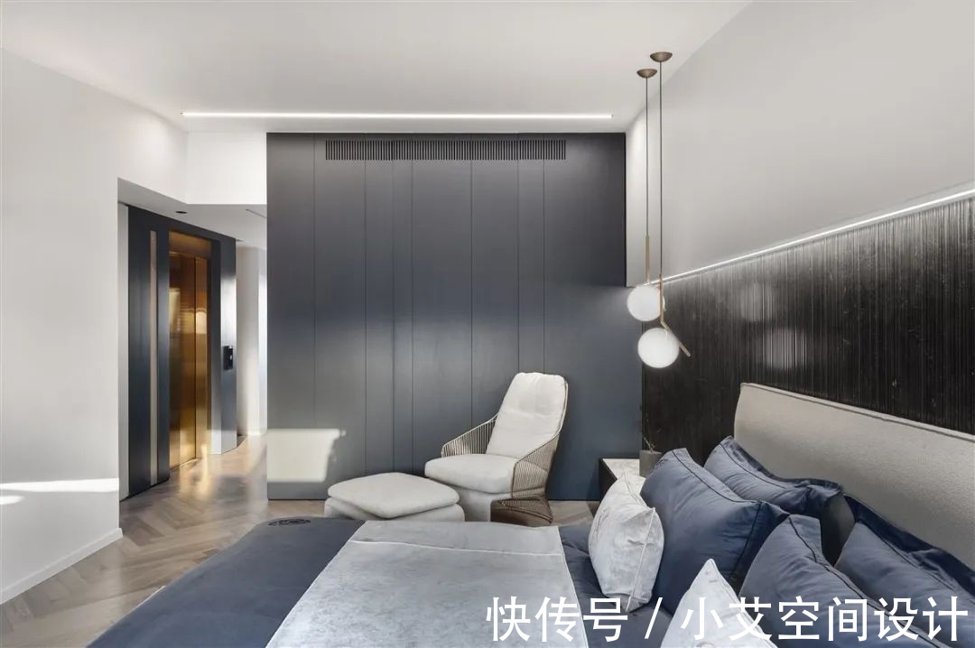 私宅|320㎡极简私宅,简单色彩呈现高雅质感