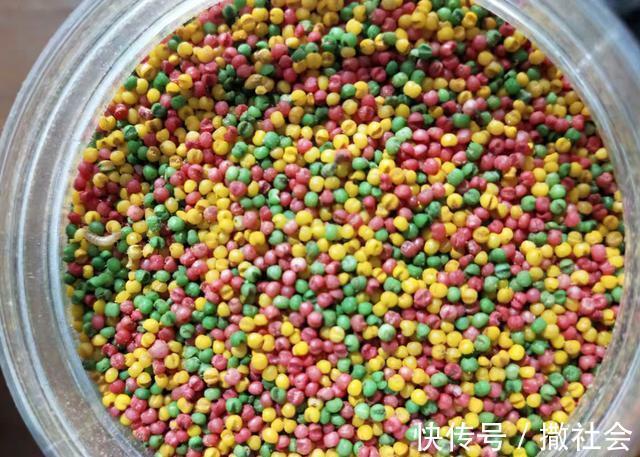 渔具店销量火爆的“三色米”,其实做法很简单,你上你也行