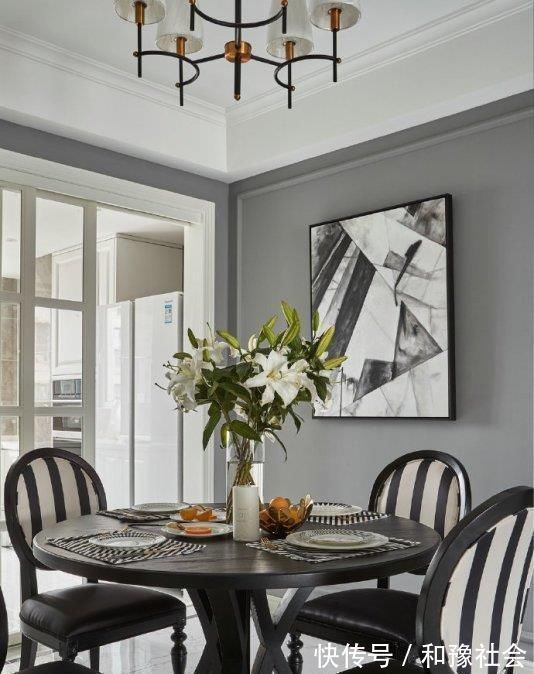 设计|现代三居室房屋设计,美式大气与奢华的气息,彰显静谧时尚