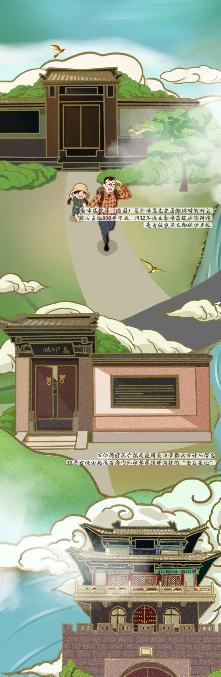  山河|《潍坊山河志》·壹--手绘白浪河