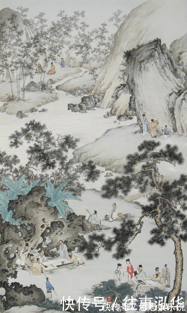 陈少梅#看古画修身养性，欣赏民国画家陈少梅大作，被称为唐寅以后第一人