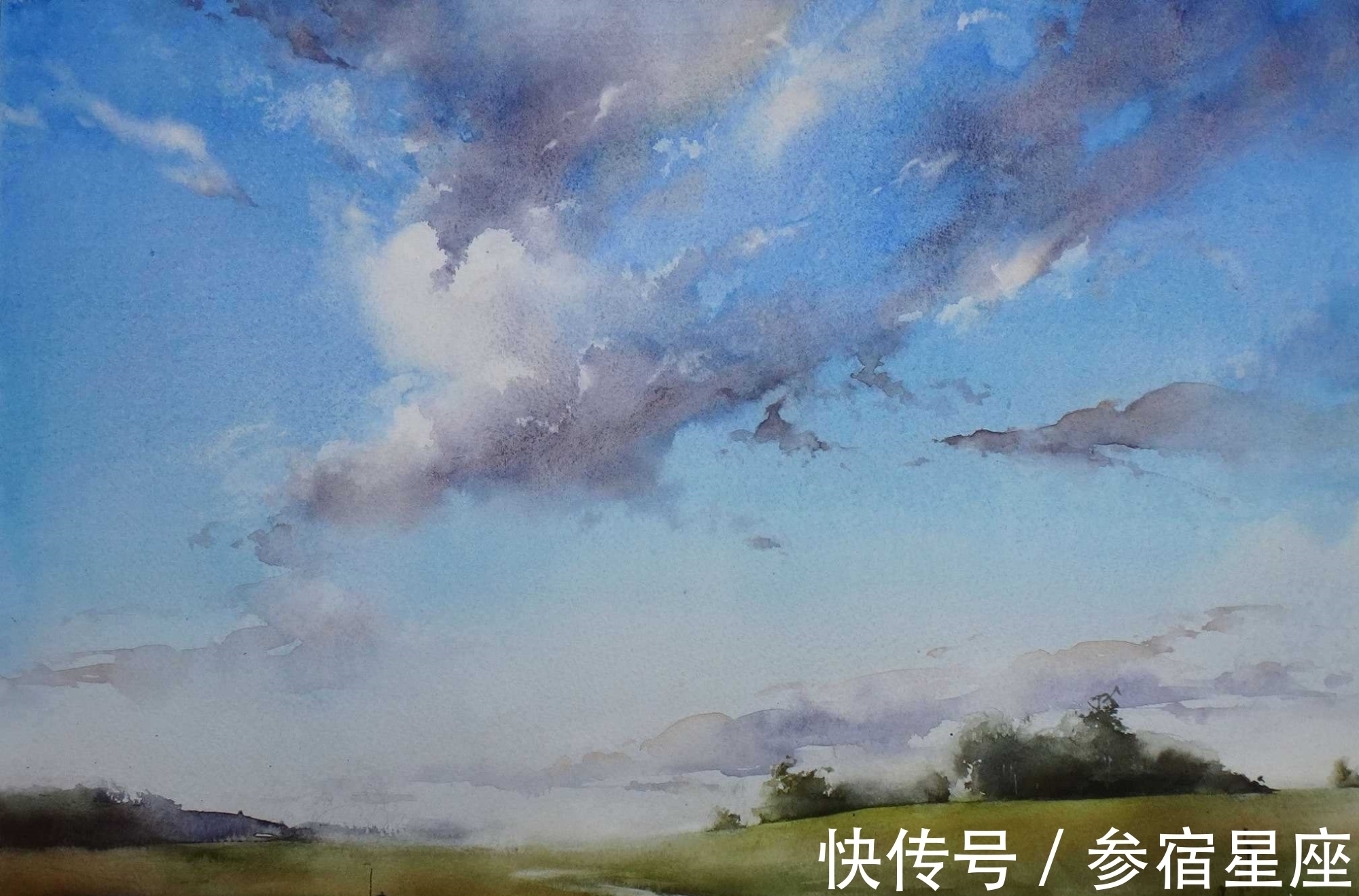 艺术学院$瑰丽唯美,神奇美妙的自然风光——水彩大师伊利亚笔下的水色交融