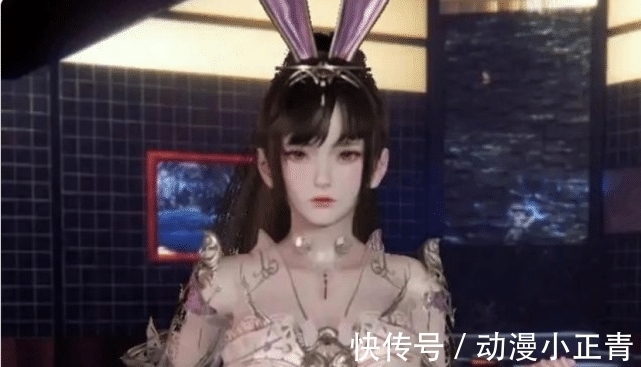 唐三|斗罗大陆:大神自制小舞兔女郎装,颜值比动漫还美,项圈令人心动