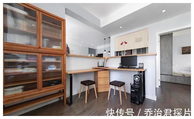 玻璃门|这是我见过最简洁通透的家,87㎡,开放式半墙,打破户型局限!