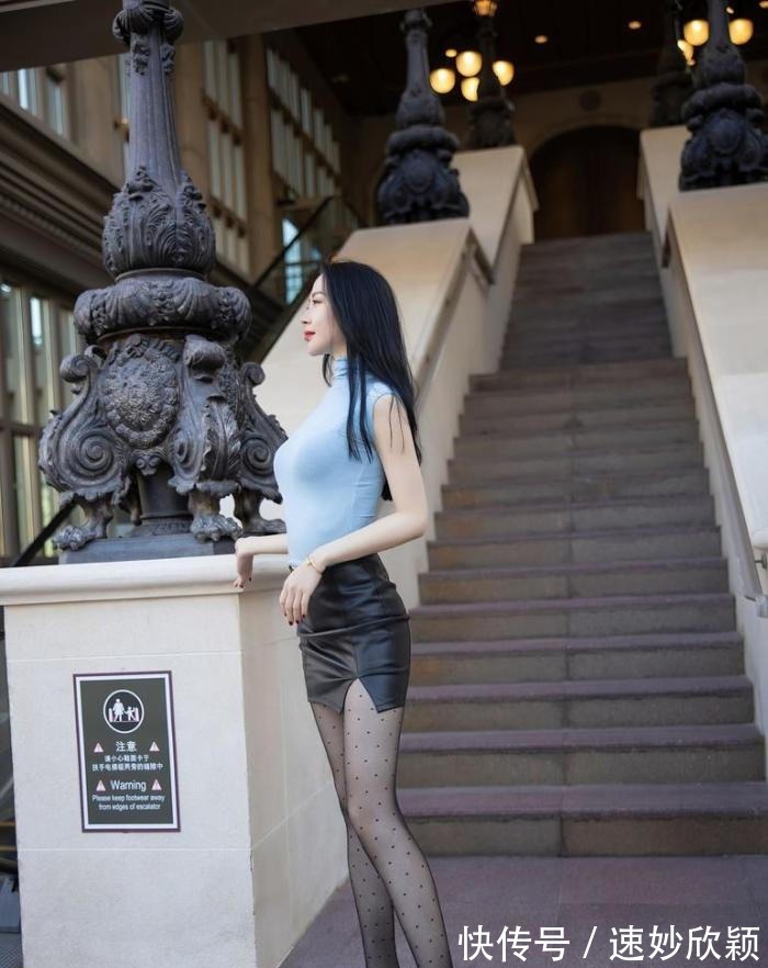 黑丝 黑丝搭配紧身裙高跟鞋,谁看了不心动