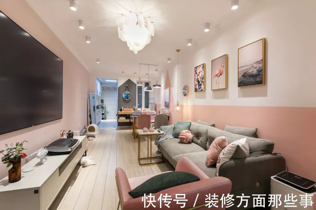 上下吊柜|60平旧房改造,颜值超高,主卧双层榻榻米设计,太实用了!