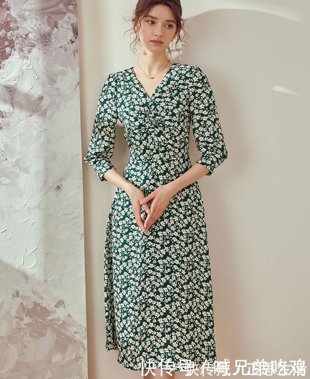 连衣裙 今年新出秋裙真太美了,挡不住的美丽气质,7080后女人不要错过