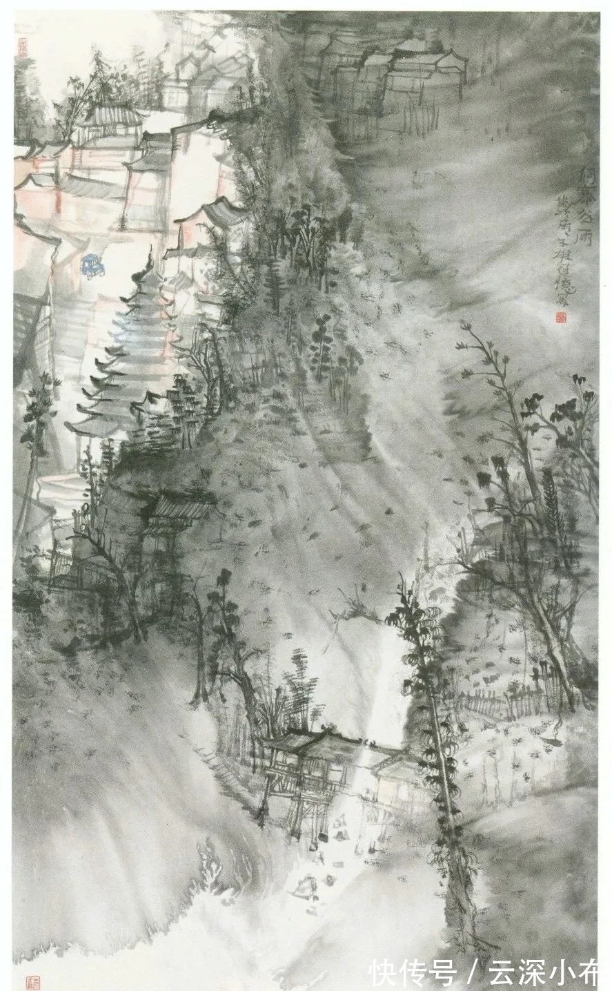 山水画展&一个全国性的山水画展,气韵生动的作品入选率高!