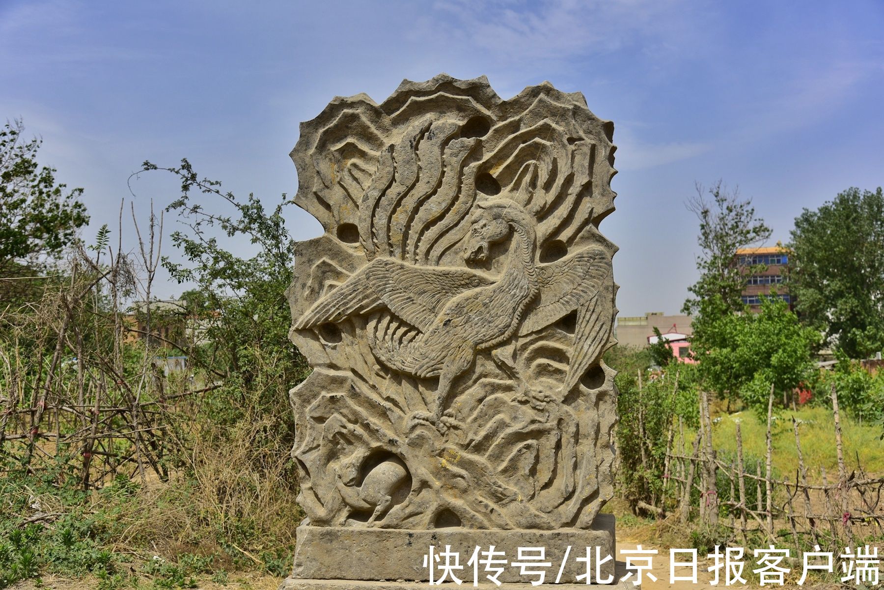 巩义&巩义田野之中的石像生,留下北宋王朝最后的背影