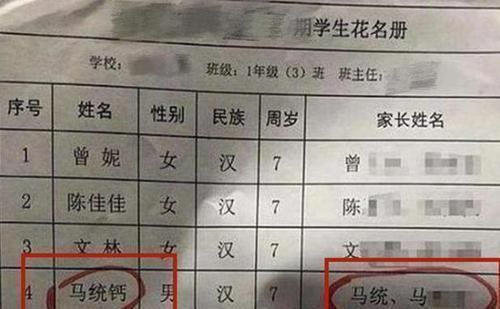 孩子|爸爸姓“马”，给孩子取名时翻烂字典，老师上课却不敢点娃的名字