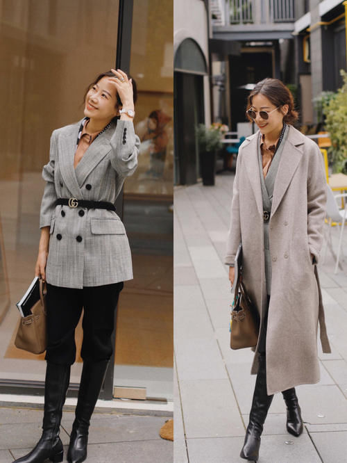 40＋女人穿西装不要总“一身黑”，试试这几种颜色，高级又优雅