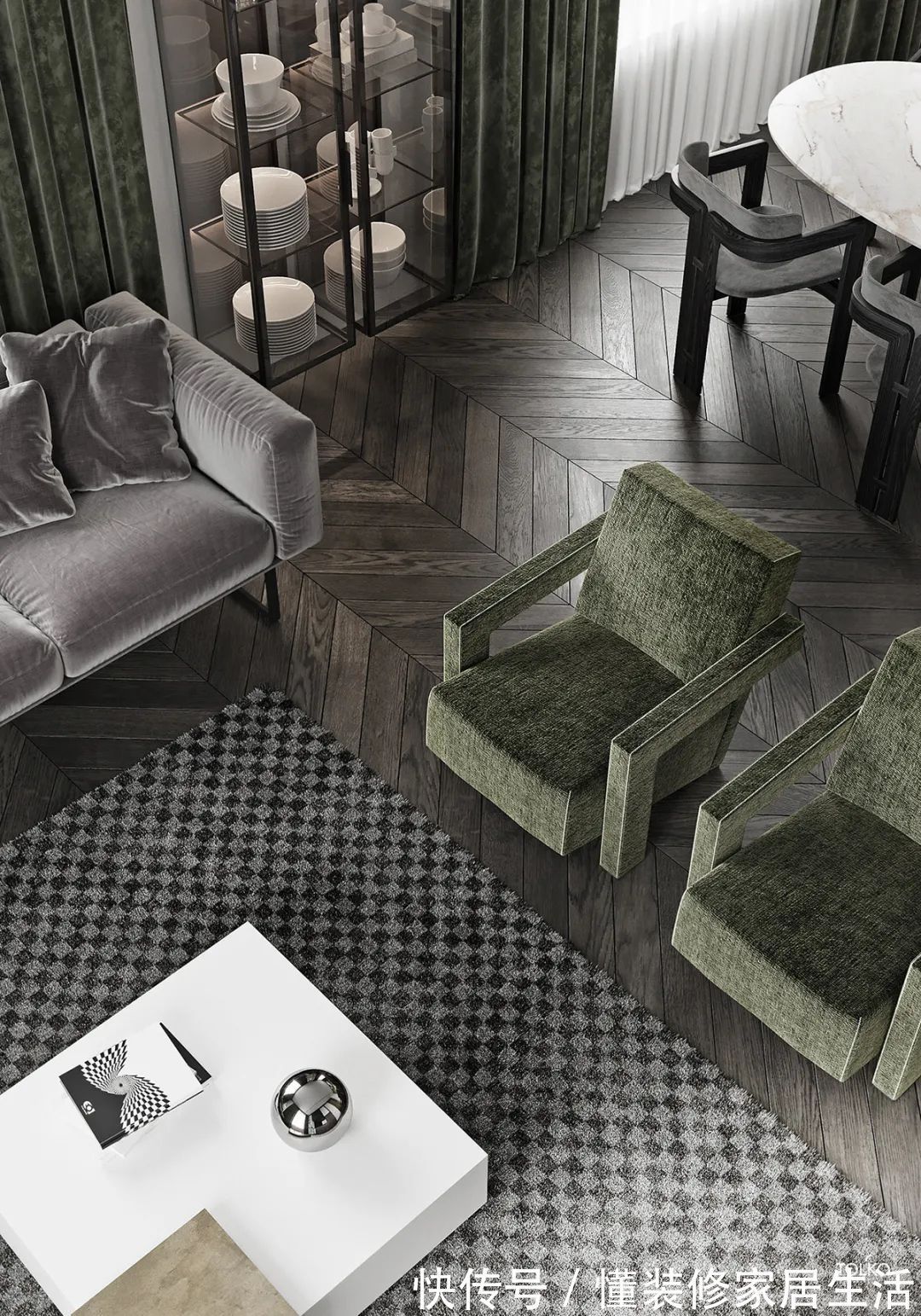 客厅|轻奢系客厅设计