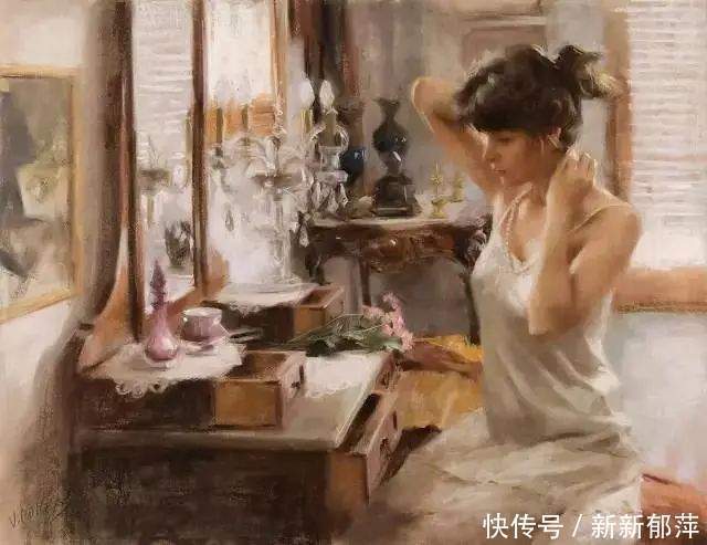 衬布#这位老画家笔下的人物身材,女人看了都羡慕!