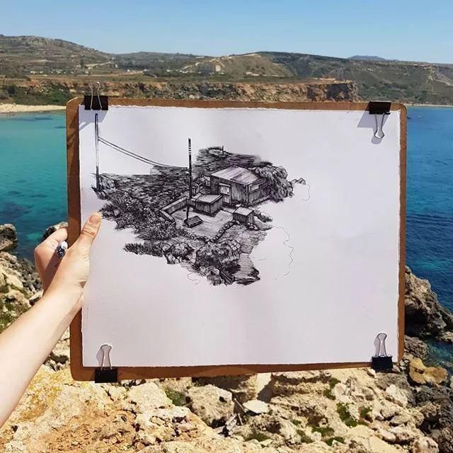 艺术学院|一幅画用掉上百支笔,看到最后成果这么震撼,也就不觉得心疼了