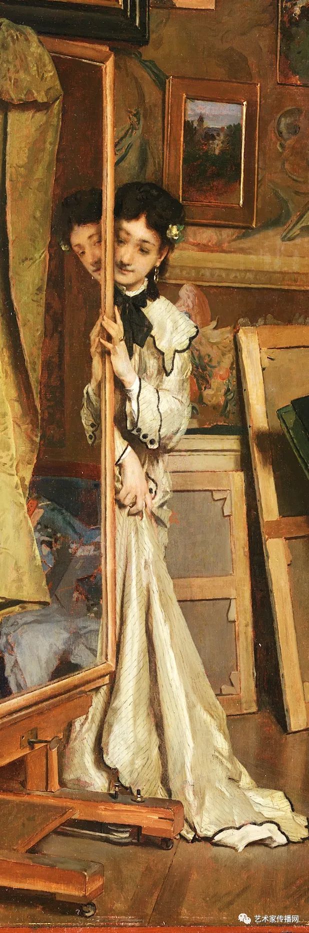 阿尔弗雷德|史蒂文斯 油画人物欣赏