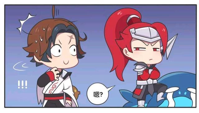 漫画|王者荣耀漫画:曜假扮成了李白、面对帅气的韩信他主动脱下衣服?