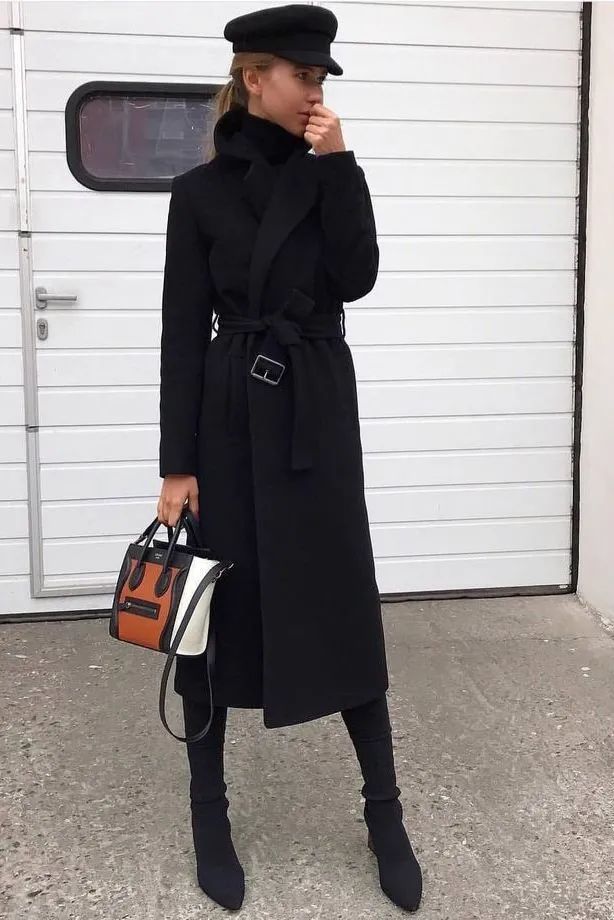 大衣 黑色大衣+基本款,美炸了!