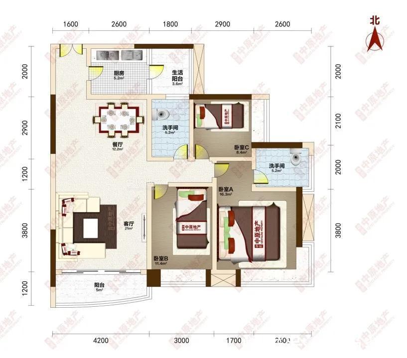 厨房|黄石印尚装饰 ▏爆改98㎡老房,厨房连推两堵墙,客厅是全小区最美的!