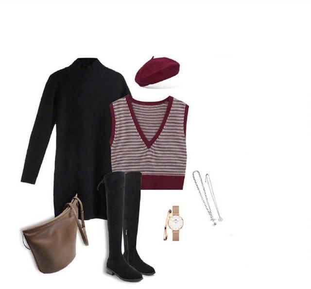 白色|保暖又能凹造型的马甲,变身“宝藏”女孩,神秘不失文艺感