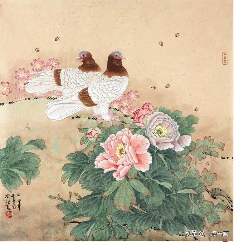 鸽子&喻继高笔下的鸽子，静雅秀丽