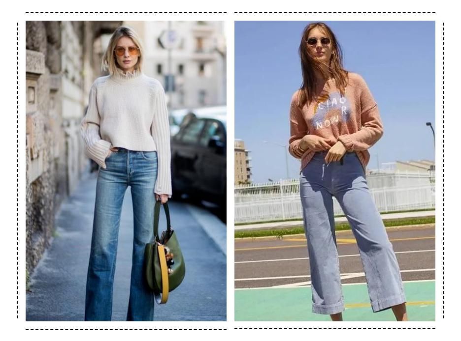 大毛衣+阔腿裤,才是秋冬最慵懒时髦的打开方式