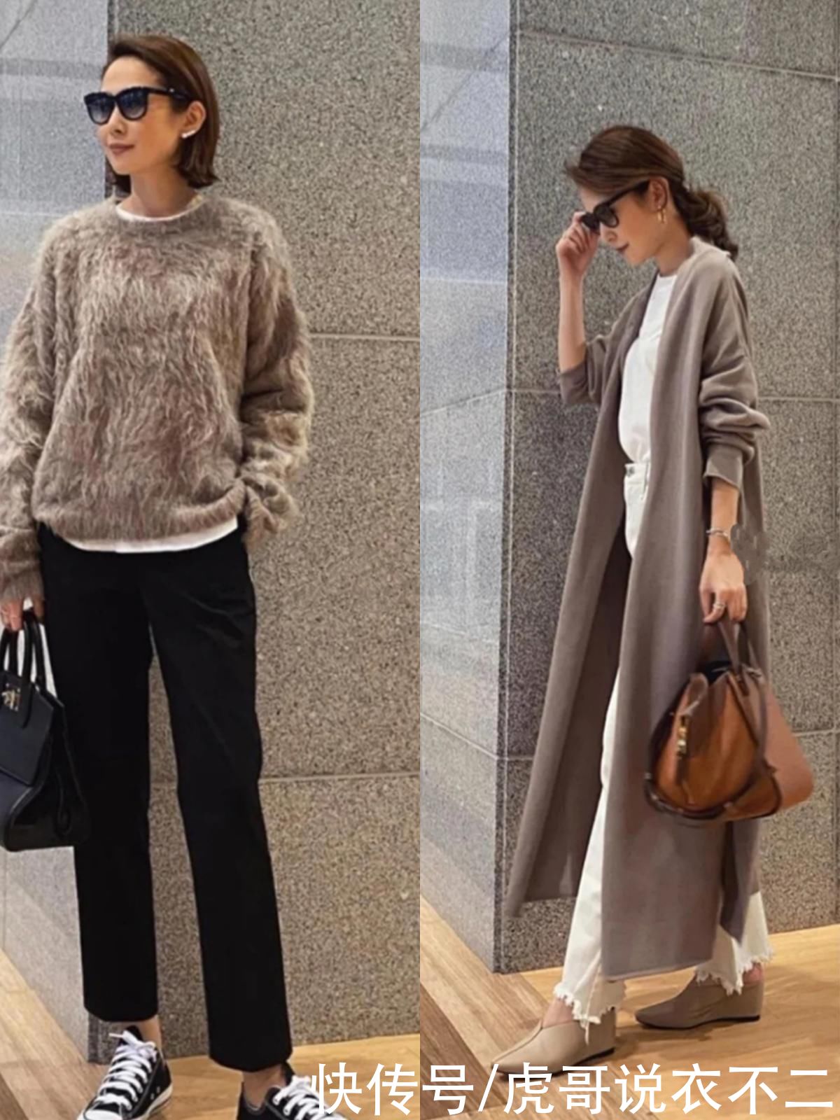 50岁的日本博主真会穿,简约又高级,这才是中年女性该有的打扮