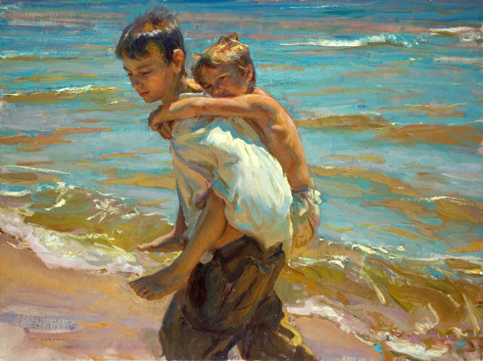 丹尼尔·夫·捷哈兹&美国艺术家丹尼尔·夫·捷哈兹油画中令人怦然心动的美人