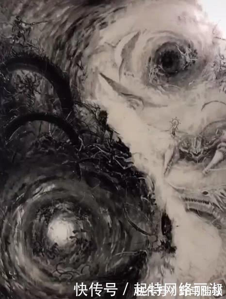 画作$美术生画“一张不能近看的画”,当镜头接近时,网友:细节魔鬼