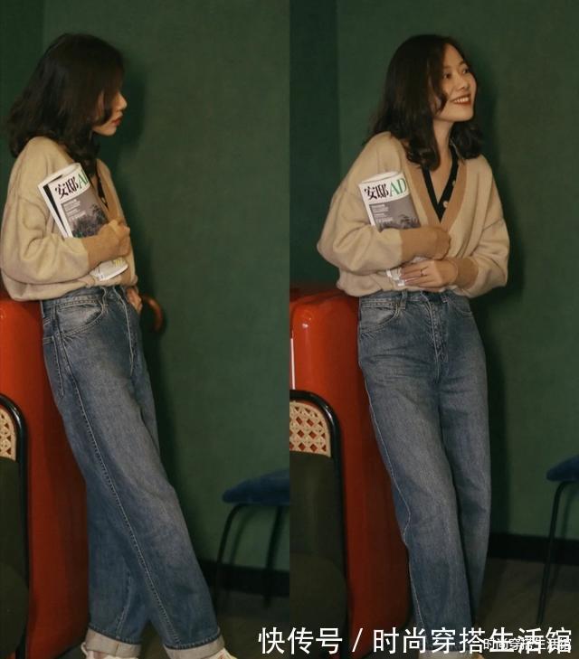 百搭 针织衫怎么穿才时髦?这20套春季穿搭示范,不仅百搭,还不易过时