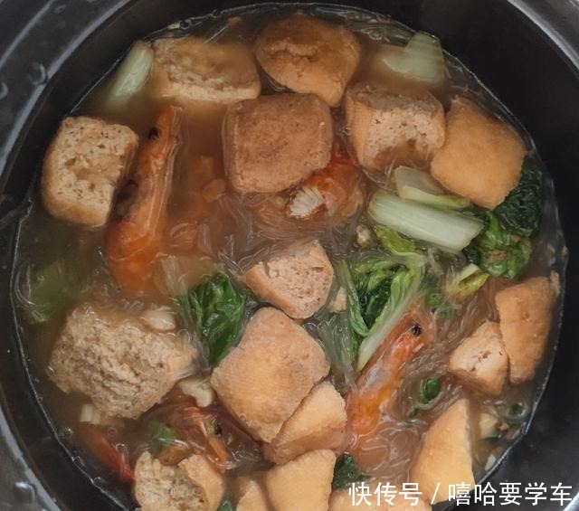 油豆腐粉丝煲,一家人吃得超满足