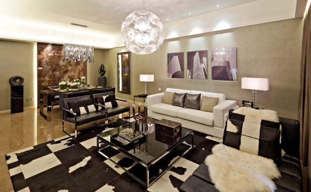 古典|84平新古典二居室看不到亮丽的家具,更像美式的复古味道