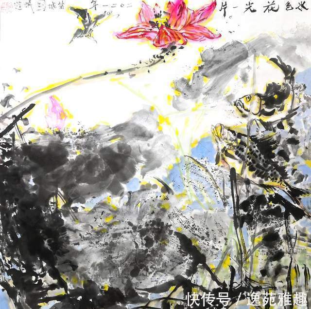 x90@「画作欣赏」岁华绘花又绘鸟,时光爱鸟更爱人,余国城画作欣赏