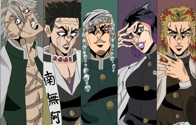 无惨|鬼灭之刃被JO化后,也就猪猪变化小,网友:欧拉无惨轻轻松松