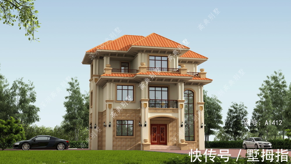 门窗|欧式乡村自建房,采用超大落地门窗,看起来大气迷人。