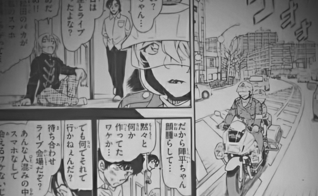 章节|柯南1075话漫画图透内容曝光,萩原千速的情感CP是横沟警官