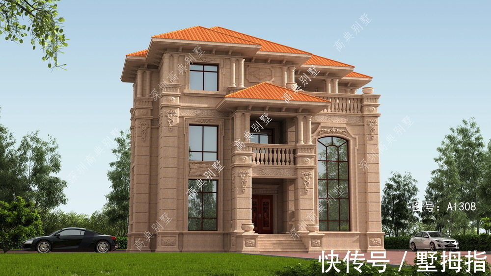 衣帽间|别再花冤枉钱，回老家自建房，选这款三层欧式别墅