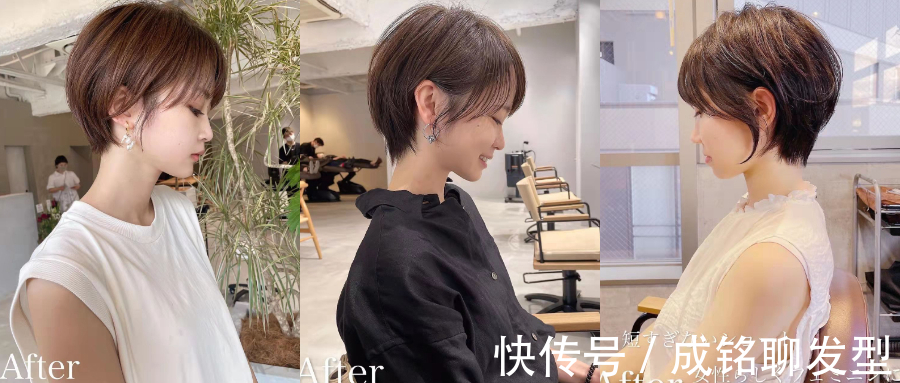 剪发|换对“精灵系”短发有多美,看完这8组对比就知道,小脸又减龄