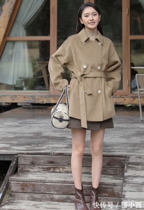 毛呢外套|奔三奔四的女人别穿得太廉价,入冬get这件毛呢外套,优雅又贵气