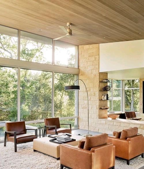 庭院|山中造个别墅,院中百年古树,庭院、壁炉、泳池,奢侈生活美如画