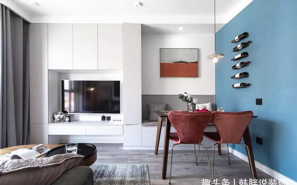 玄关柜|参观小姨子的60㎡公寓,一个人住太舒服了,难怪30岁还不找男朋友